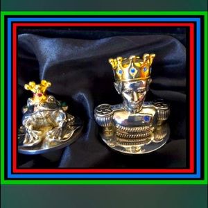 Prince charming and frog wine stoppers